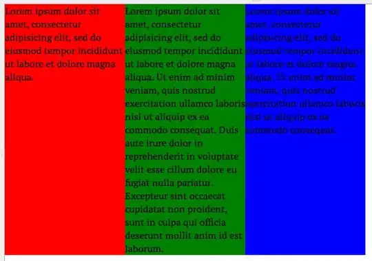 CSS equal height columns