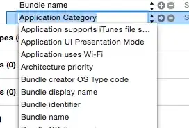 Dropdown showing Application Category highlighted.