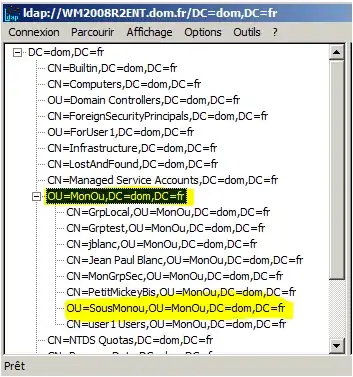 Project properties window