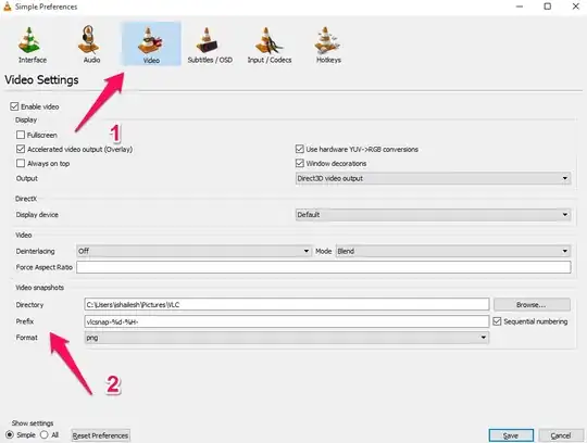 Delta diff formatting example