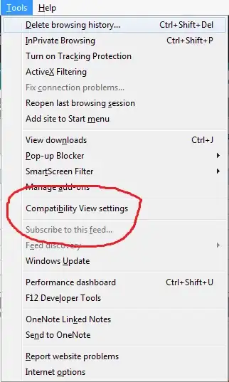 accessing Compatibility View Settings