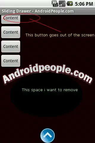 problem!! Empty button appears when clicked on image1