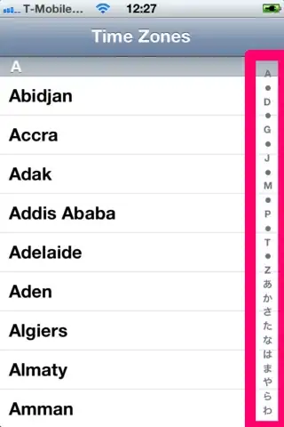 screenshot of my app