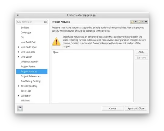screenshot of visual studio UAC options