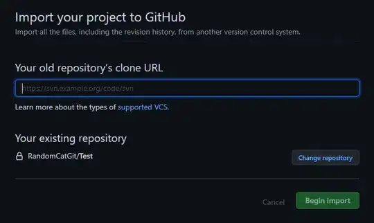 Image of menu from Windows