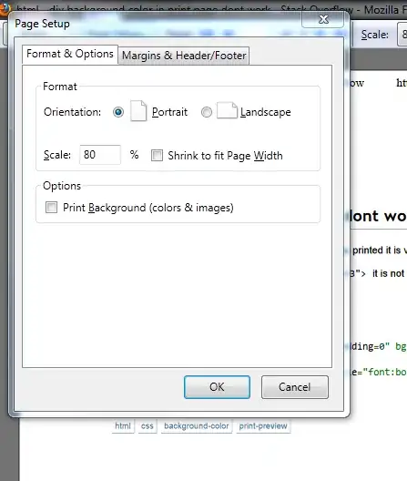 print backgrounds dialog Firefox