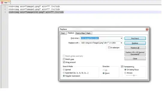 Find Replace with Regex