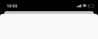 The new sliding modal presentation in iOS 13