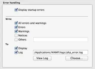 MAMP PRO - Error handling