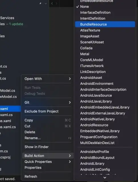 Xmal Build -> BundleResource
