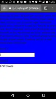 Blank space persists