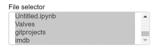 standard multifile selector with param pyviz