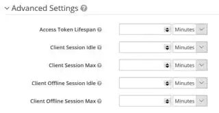 Keycloak timeout client configuration