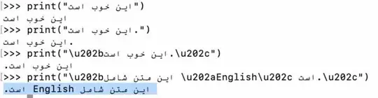 Screen shot of Terminal (MacOS Catalina, Python 3.7.2)