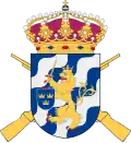 Coat of arms of the Älvsborg Regiment (I 15/Fo 34) 1977–1994 and the Älvsborg Brigade (Älvsborgsbrigaden, IB 15) 1994–1997.
