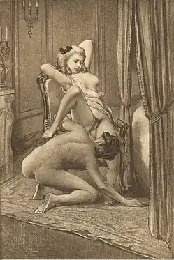 Illustration VIII: Fanny's beauties displayed, Édouard-Henri Avril, 1907