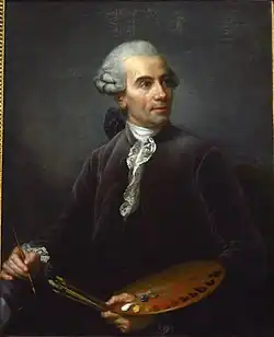 Portrait of Joseph Vernet, 1778, Louvre Museum.