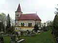 Chapel of Saint Adalbert in Žamberk's graveyard, built at expense of E. Albert