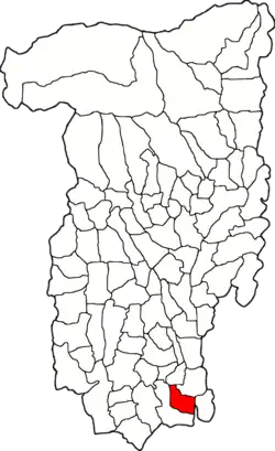 Location in Vâlcea County