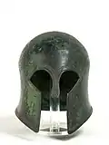 Ancient Greek helmet