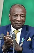 &nbsp;Guinea Alpha Conde, President