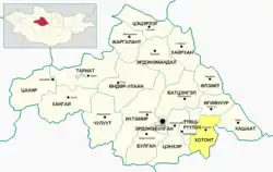 Khotont District in Arkhangai Province