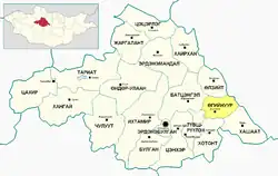 Ögii Nuur District in Arkhangai Province