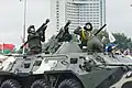 A Belarusian infantry fighting vehicle.