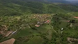 Air view of the village Kurtamzali