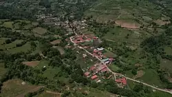 Air view of the village