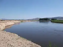 View of the Chikoy River near Povorot