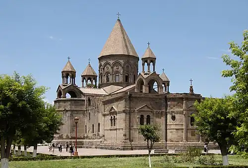 Etchmiadzin Cathedral, Vagarshapat, by Gregory the Illuminator, 301-1868[148]