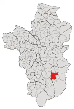 Subdistrict location in Ubon Ratchathani province