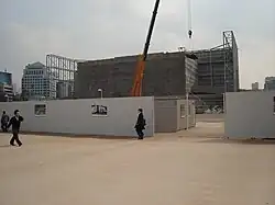 Gwanghwamun being restored (2007)