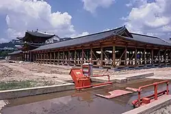 Construction in the palace (August 1999)