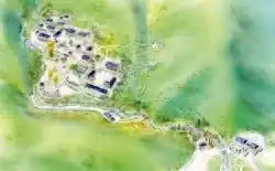 Layout of the temple grounds