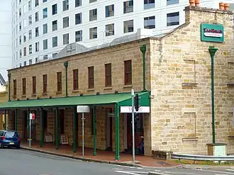 Former terrace house located at 163–169 Sussex Street