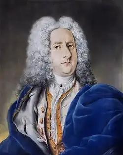 Portrait of Prosecutor Mocenigo - Pastel - Palazzo Mocenigo in Venice