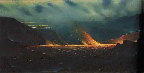 Kilauea Eduardo Lefebvre Scovell, c.&nbsp;1890