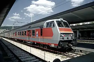 Push pull train at Trieste Centrale.