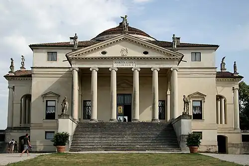The Villa La Rotonda (Vicenza, Italy), 1567 – c. 1592, by Andrea Palladio