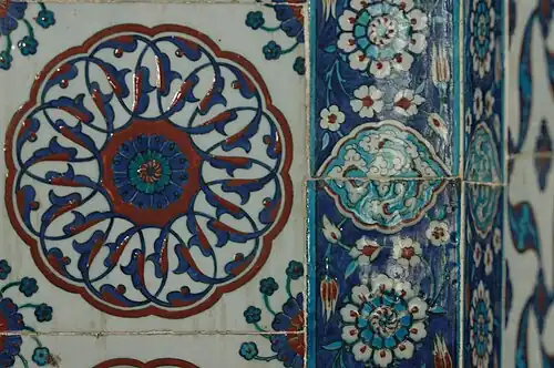 Rüstem Pasha mosque Iznik tiles