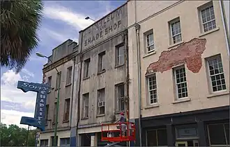 The corner of West Congress Street and Barnard Street in 2012