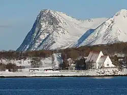 View of the church from a distance
