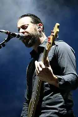 Former bassist and backing vocalist Dean Bernardini