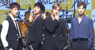 From left to right: Junyoung, Jihoo, Hyunjun, Woosu