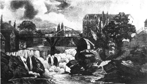 Pawtucket Falls, Rhode Island, 1812[16]