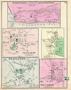 Gravesend, Flatlands, New Utrecht, and Unionville