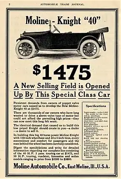 1915 Moline-Knight 40 Touring