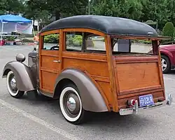 1940 Bantam Super 4 station wagon, rear view